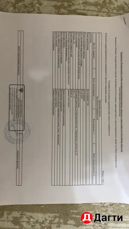 Земельный учсток